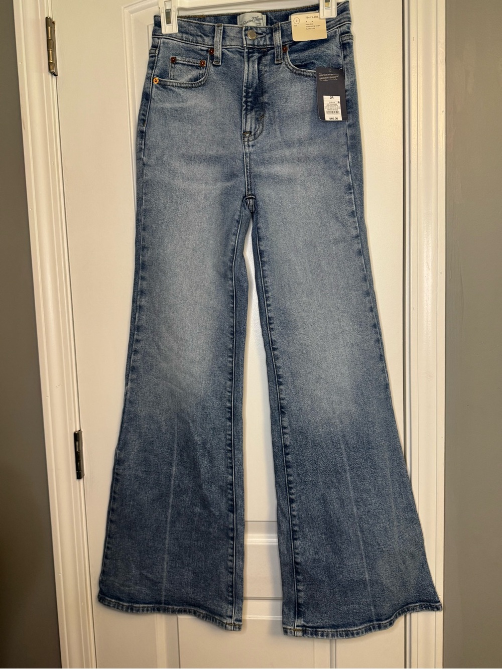 Universal Thread Light Blue High-Rise Flare Jeans